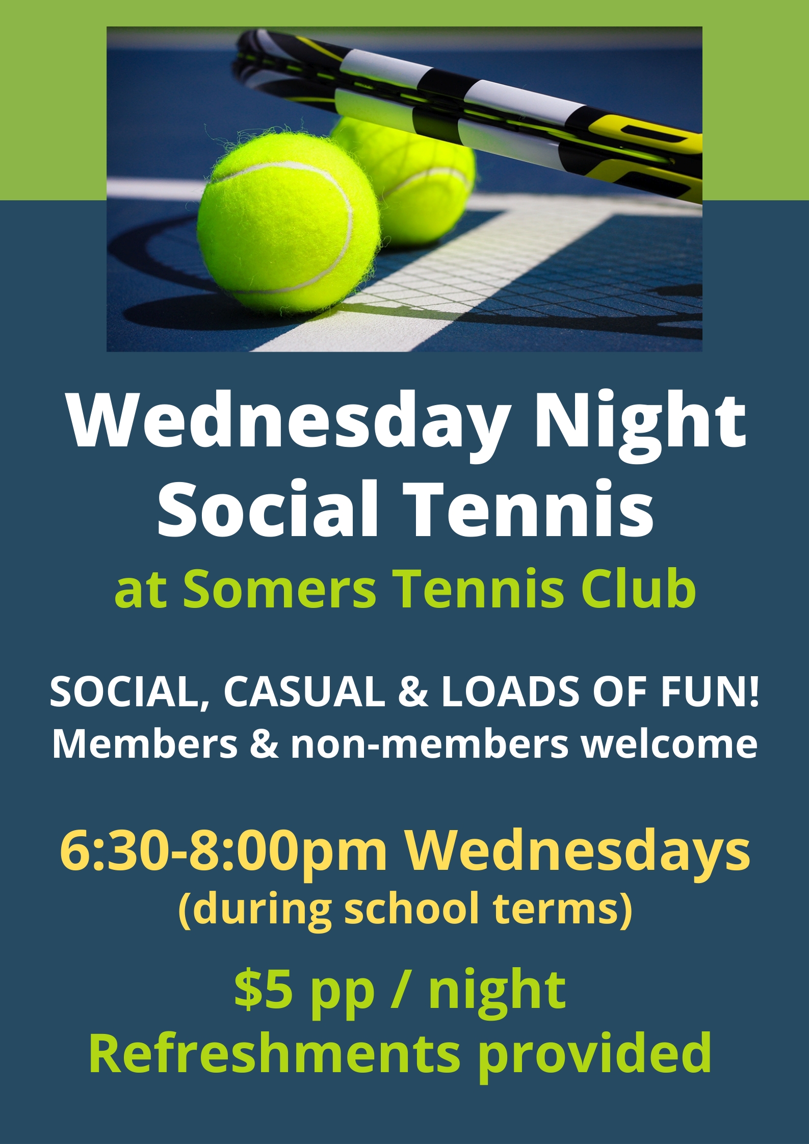 Wednesday Night Social Tennis