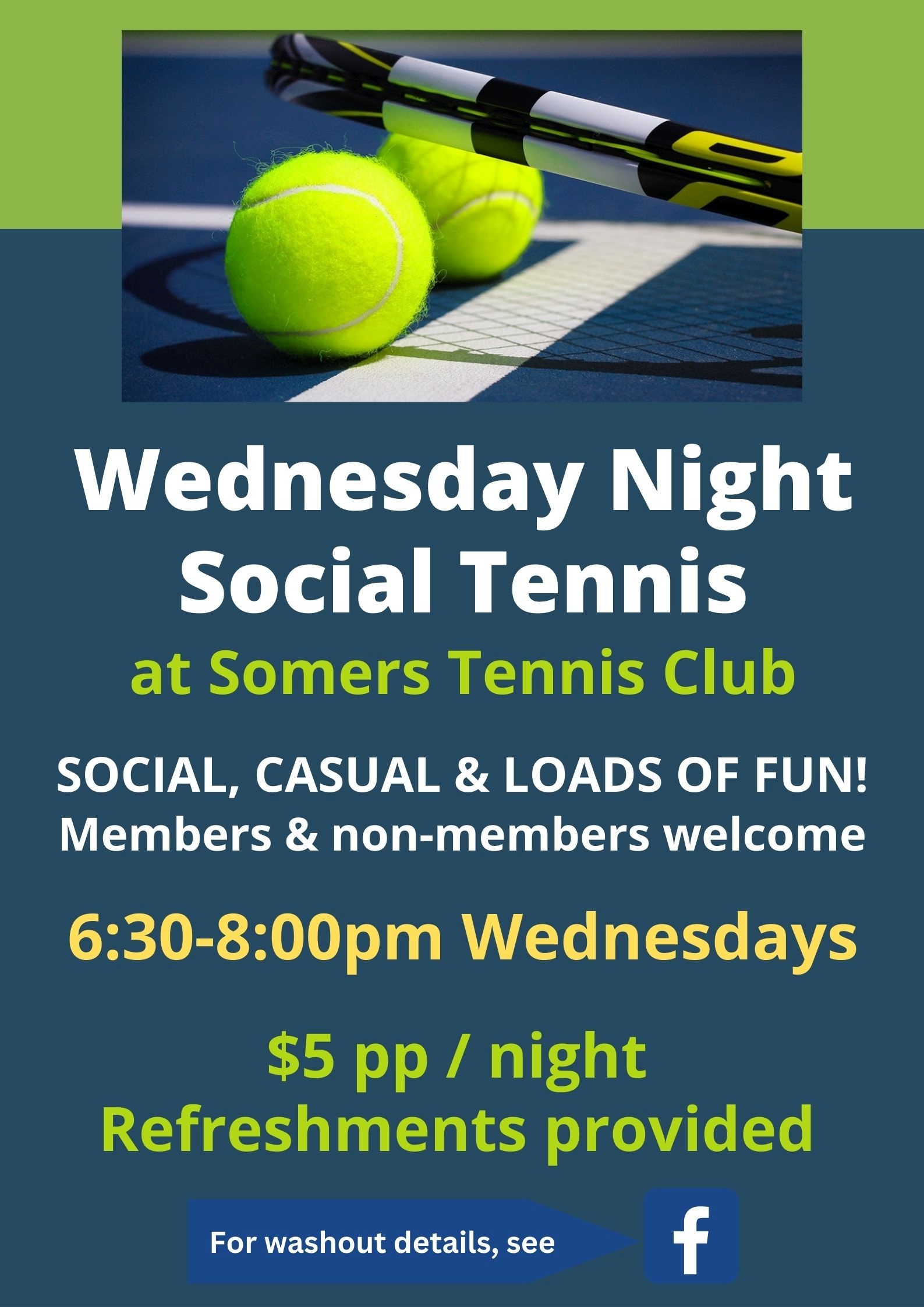 Flyer Wednesday Night Social Tennis UPDATED